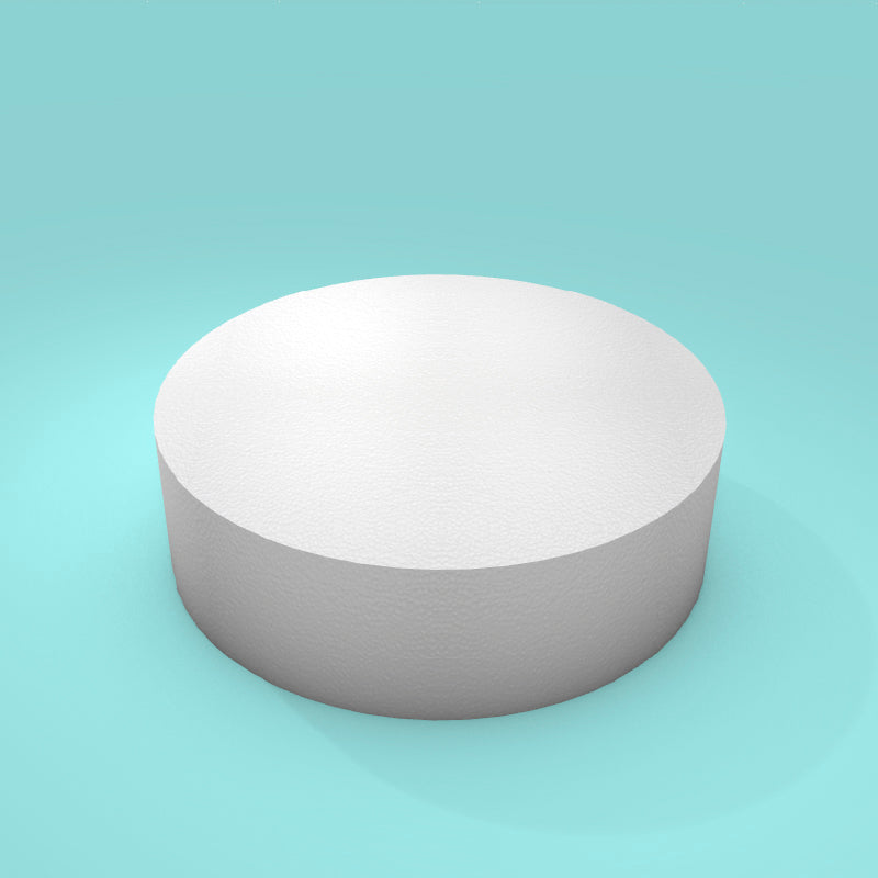 Foam Round Cake Dummy 10”x 3” - Cake Dummies Supply