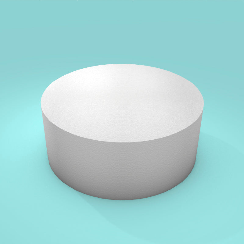 Foam Round Cake Dummy 10”x 4” - Cake Dummies Supply