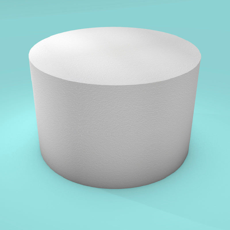 Foam Round Cake Dummy 11”x 7” - Cake Dummies Supply