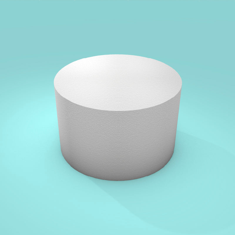 Foam Round Cake Dummy 8”x 5” - Cake Dummies Supply