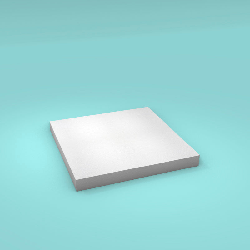 Foam Square Cake Dummy 10”x 10” x 1” - Cake Dummies Supply