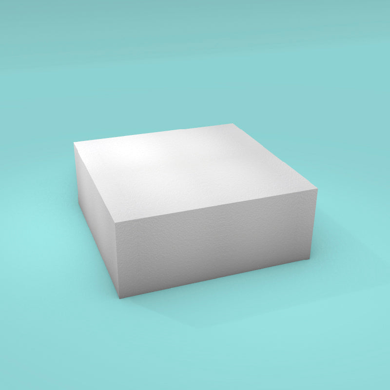 Foam Square Cake Dummy 10”x 10” x 4” - Cake Dummies Supply