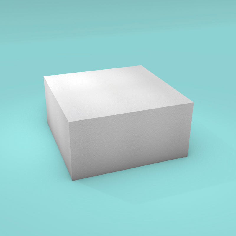 Foam Square Cake Dummy 10”x 10” x 5” - Cake Dummies Supply