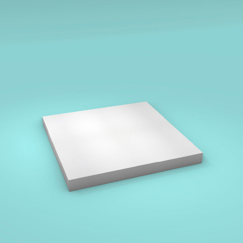 Foam Square Cake Dummy 11”x 11” x 1” - Cake Dummies Supply