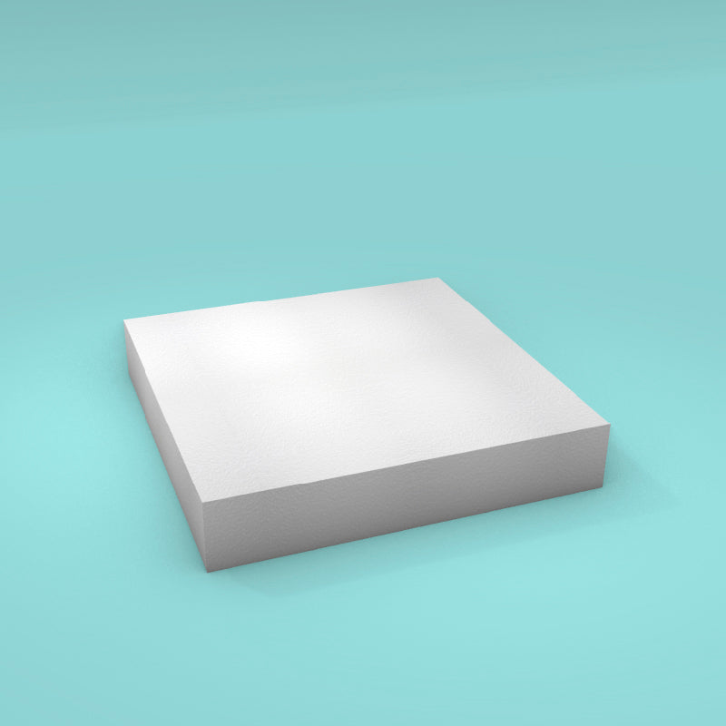 Foam Square Cake Dummy 11”x 11” x 2” - Cake Dummies Supply