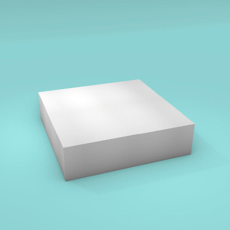 Foam Square Cake Dummy 11”x 11” x 3” - Cake Dummies Supply