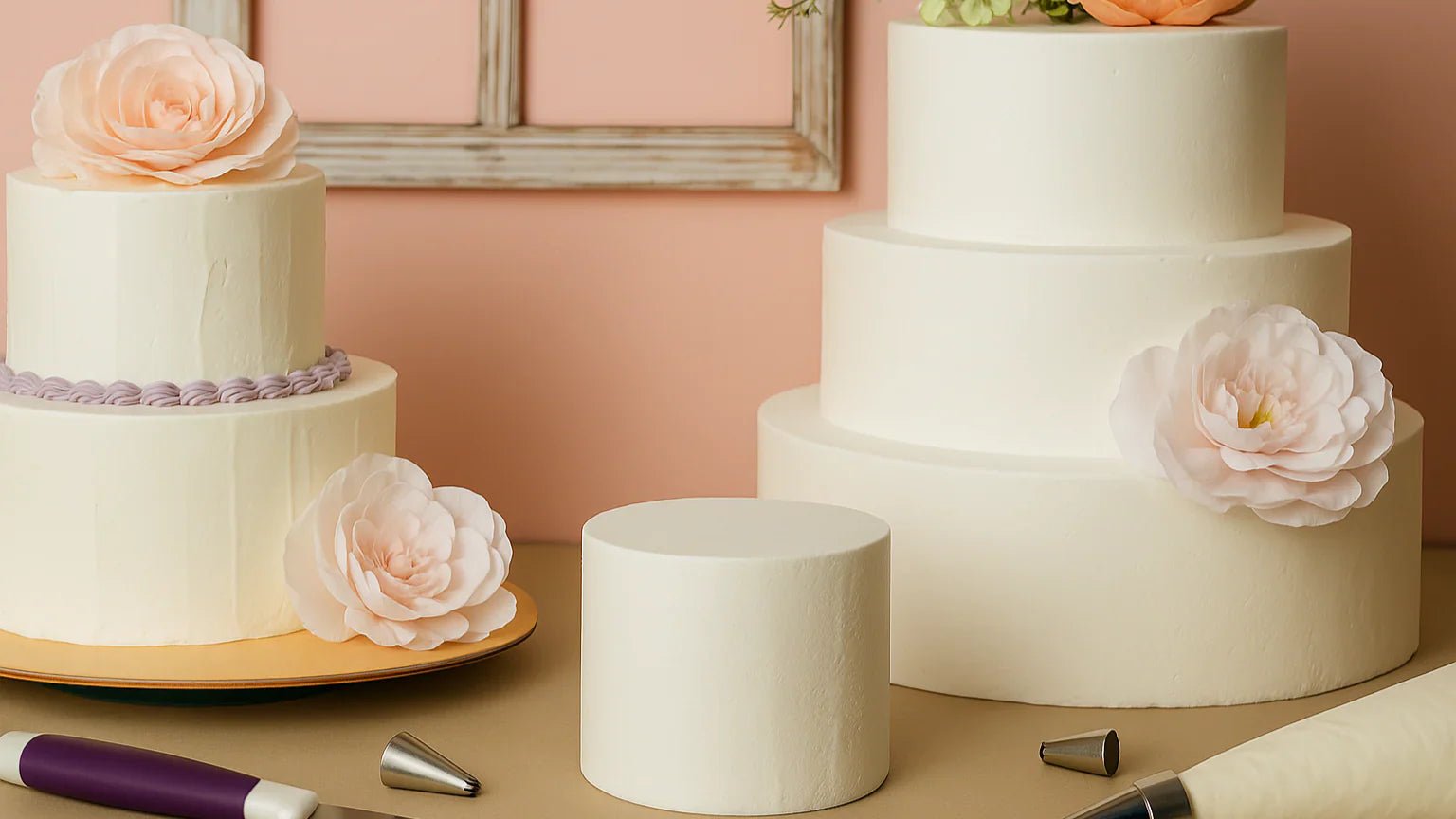 Best Cake Dummy Sizes for Wedding Cakes - Foam Cake Dummy