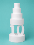 Numbers Foam Birthday Cake Dummy Set - Personalized Number