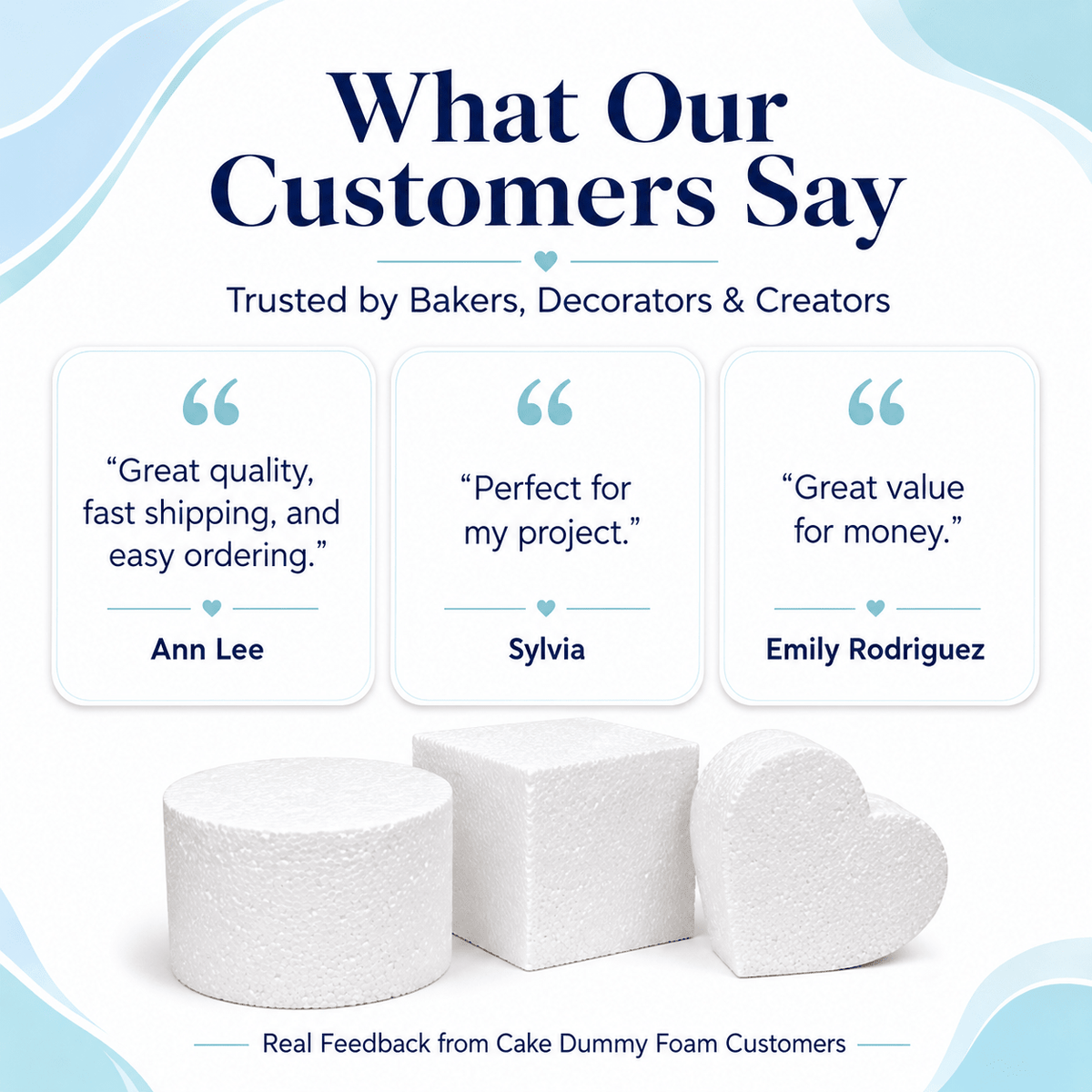 dummyfoam - fakecake - foamdummies - dummysupply - customdummies - rounddummy - customfoam
