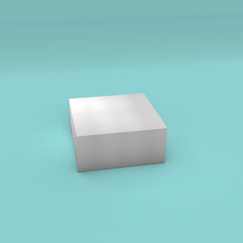 Reference image only - actual product is a 14 inch round scalloped edge foam cake dummy, not the shape shown