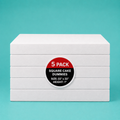 Foam Cake Dummy Riser 22 Inch Square, Pack of 5 - Fake Cake Base for Tiered Cakes