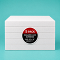 Foam Cake Dummy Riser 18 Inch Square, Pack of 5 - Fake Cake Base for Tiered Cakes