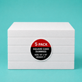Foam Cake Dummy Riser 14 Inch Square, Pack of 5 - Fake Cake Base for Tiered Cakes